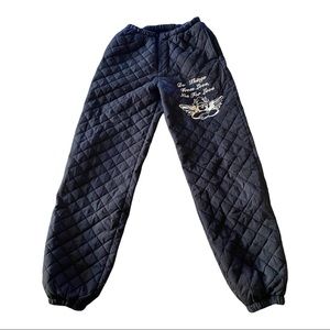 BOYS LIE quilted sweat pants